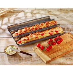 RBV Birkmann Baguette-Blech 38x29 cm Laib & Seele anthrazit