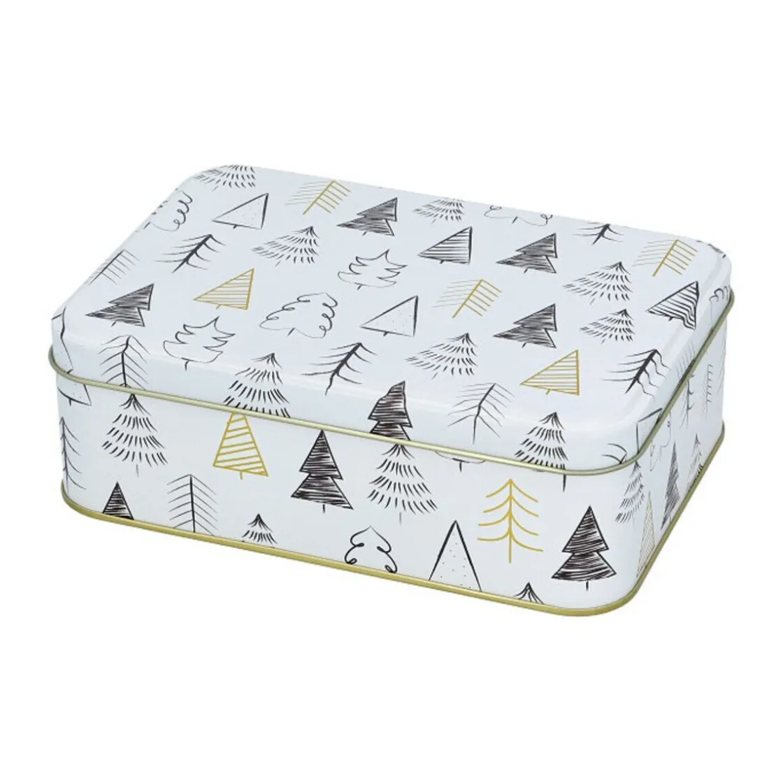 RBV Birkmann Gebäckdose L 18x16x8 cm Minimalistic Decor