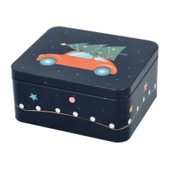 Weihnachtsbäckerei|Weihnachtsbäckerei<RBV Birkmann Gebäckdose M 15x13x7 cm Christmas Night