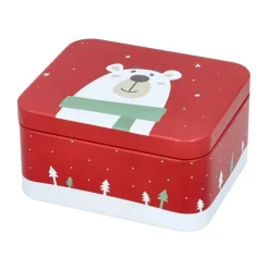 Weihnachtsbäckerei|Weihnachtsbäckerei<RBV Birkmann Gebäckdose S 12x10x6 cm Eisbär