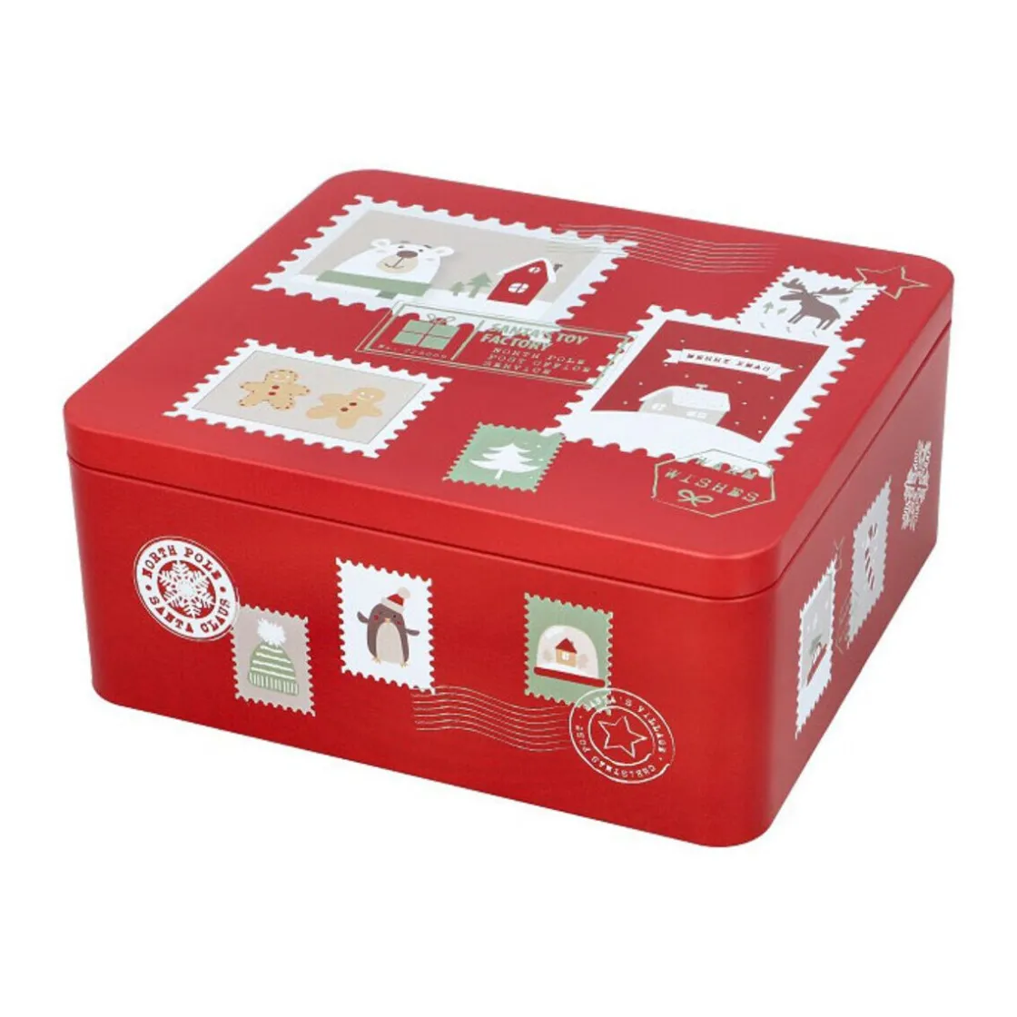 RBV Birkmann Gebäckdose XL 21x19x9 cm Dear Santa