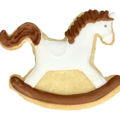 Backzubehör|Weihnachtsbäckerei<RBV Birkmann Mini-Ausstecher Schaukelpferd 3 cm edelstahl