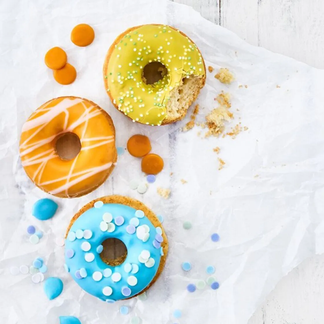 RBV Birkmann Mini-Donut-Blech 26x37 cm Easy Baking grau