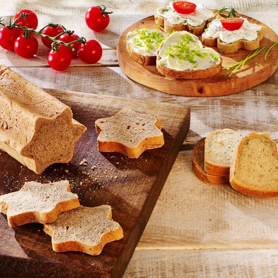 Kochwelt Entdecken|Backformen<RBV Birkmann Partybrot-Backröhren-Set 3-tlg. Laib & Seele anthrazit