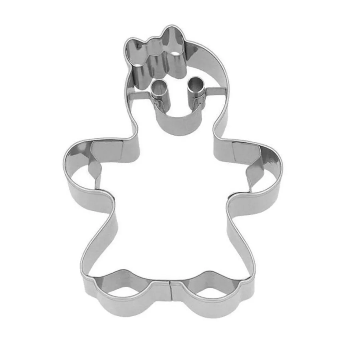Backzubehör|Kochwelt Entdecken<RBV Birkmann Präge-Ausstecher Gingerwoman 8 cm edelstahl