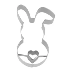 RBV Birkmann Präge-Ausstecher Hase mit Herz 8 cm edelstahl
