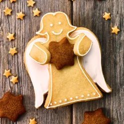 Backzubehör|Weihnachtsbäckerei<RBV Birkmann Präge-Ausstecher Flügel 7 cm edelstahl