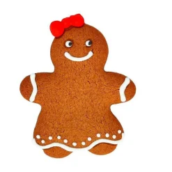 Weihnachtsbäckerei|Weihnachtsbäckerei<RBV Birkmann Präge-Ausstecher Gingerwoman 8 cm edelstahl