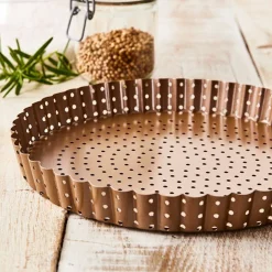 Backformen|Kochwelt Entdecken<RBV Birkmann Quiche- und Tarteform 25 cm champagner