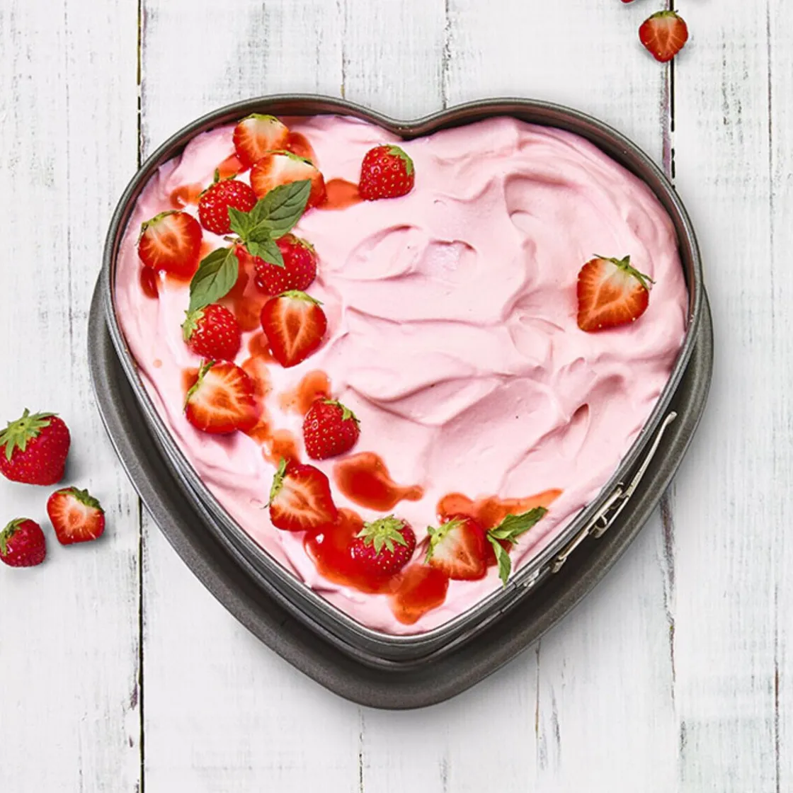 Kochwelt Entdecken|Backformen<RBV Birkmann Springform Herz 22 cm Easy Baking schwarz