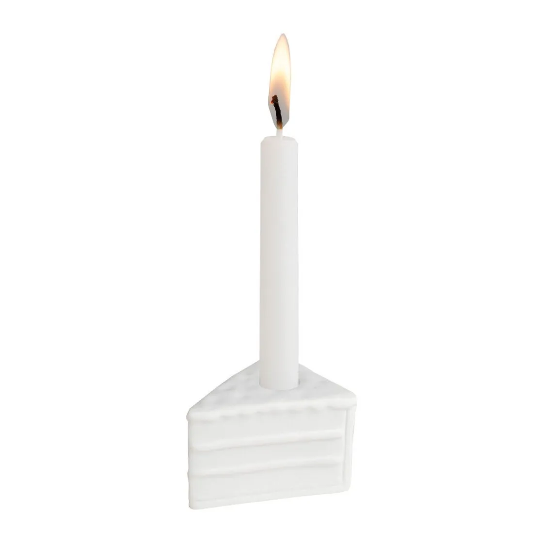 Weihnachtskerzen<Räder Geburtstagstörtchen „Sahnetorte“ 14 cm weiß