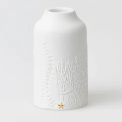 Weihnachtskerzen<Räder Kerzenhalter Seepferdchen 10 cm Unterwasserwelt weiß