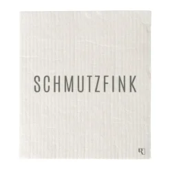 Räder Schwammtuch Schmutzfink 2er-Set Schöne Worte grau