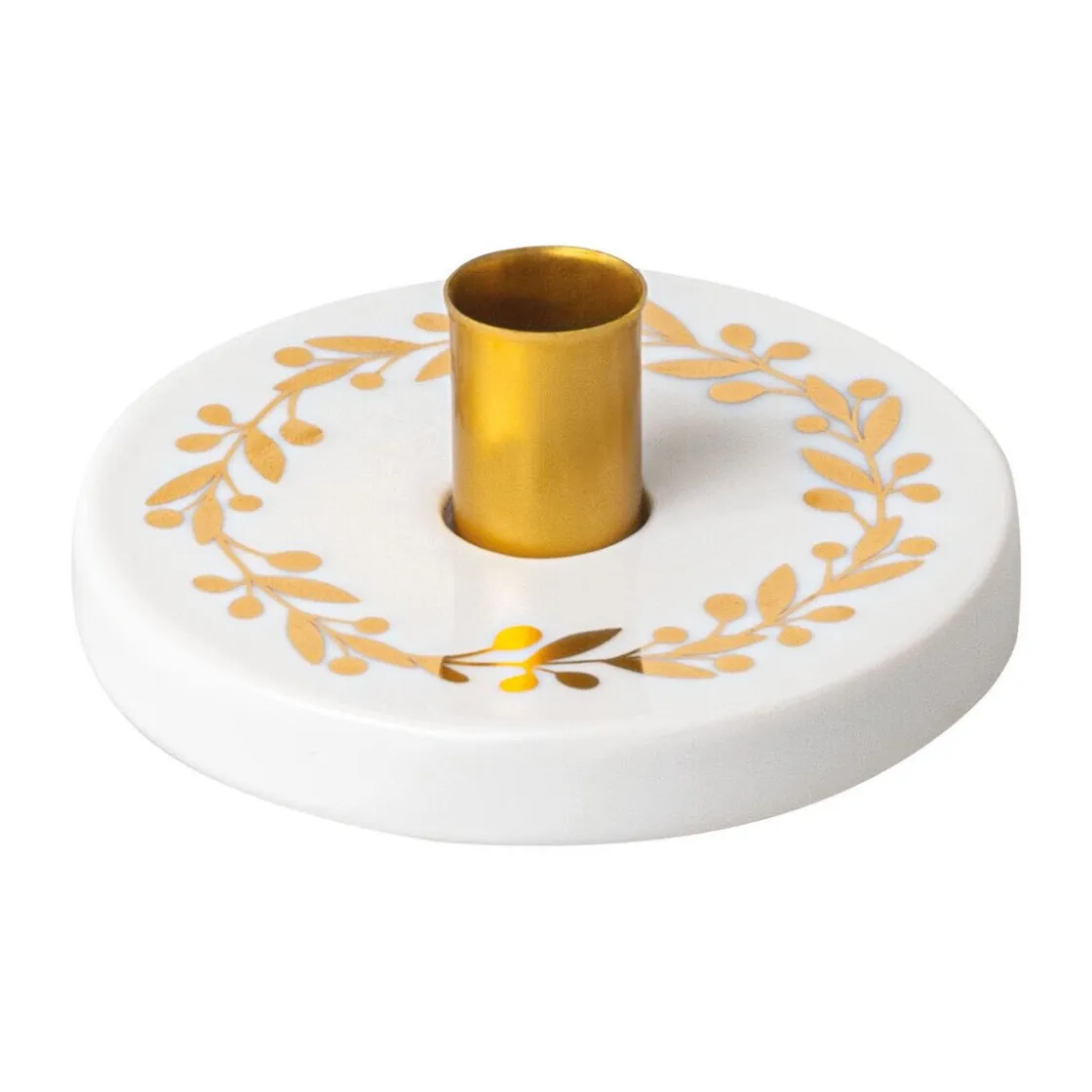 Räder Winterschein Kranz 7 cm gold