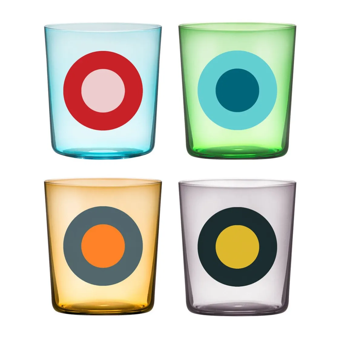 Gläser Set<Remember Gläser Dots 4er-Set Nr.1