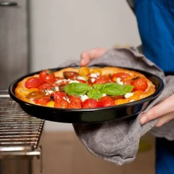 Kochwelt Entdecken|Pizza<Riess Pizzablech 32 cm Classic Schwarz