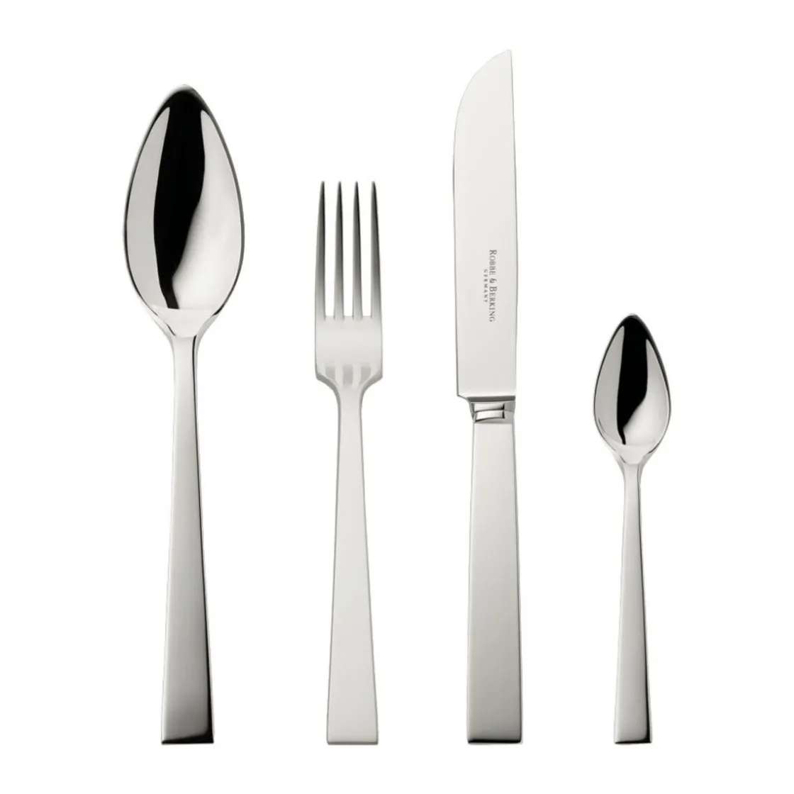 Versilbertes Besteck<Robbe & Berking 24 tlg. Garnitur Riva 150 g versilbert