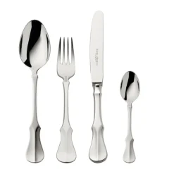 Versilbertes Besteck<Robbe & Berking 4 tlg. Garnitur Alt Kopenhagen 150 g versilbert