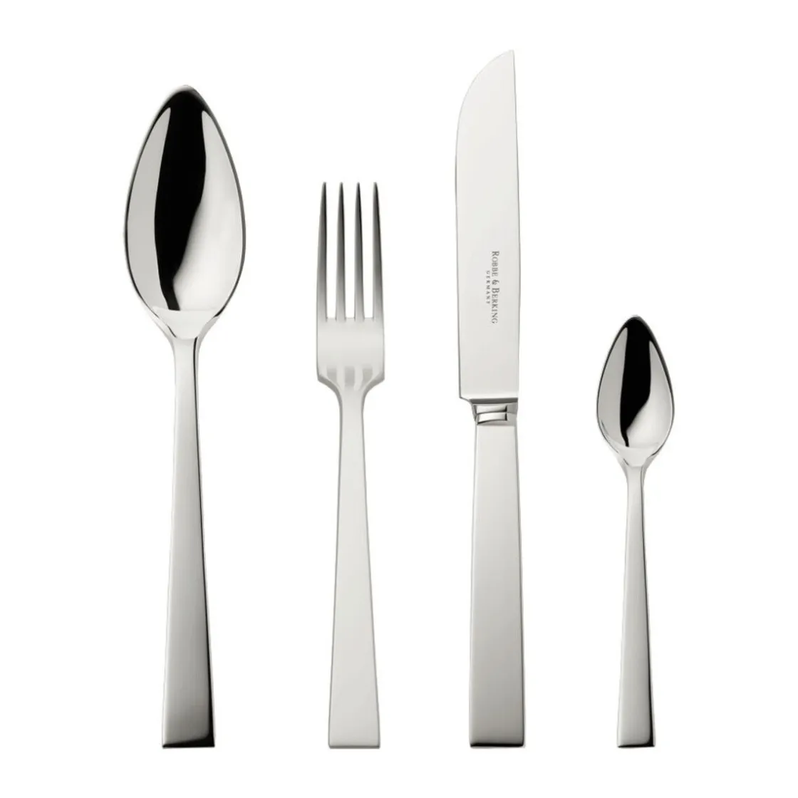 Robbe & Berking 4 tlg. Garnitur Riva 150 g versilbert