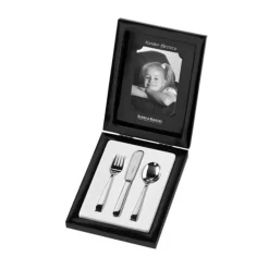 Kinderbesteck|Versilbertes Besteck<Robbe & Berking 3 tlg. Kinderbesteck Alta 150 g versilbert