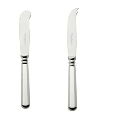 Robbe & Berking Butter u. Käsemesser mit Stahlklinge Alt Spaten 925 Sterlingsilber