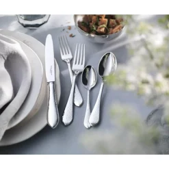 Versilbertes Besteck<Robbe & Berking Dessertgabel 18 cm Martelé 150 g versilbert