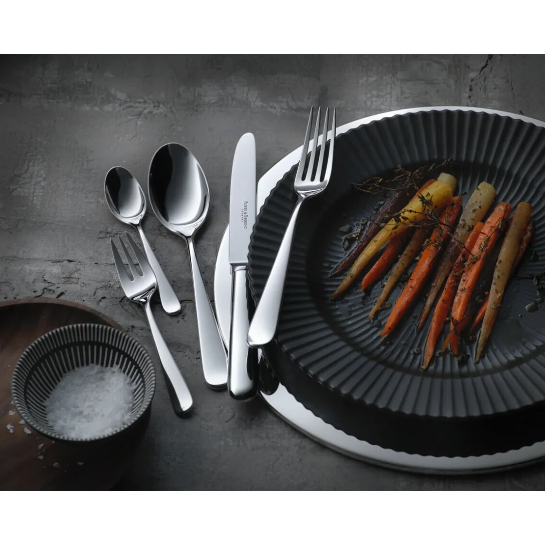 Robbe & Berking Dessertgabel 19 cm Dante 150 g versilbert