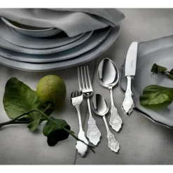 Versilbertes Besteck<Robbe & Berking Dessertgabel Ostfriesen 150 g versilbert