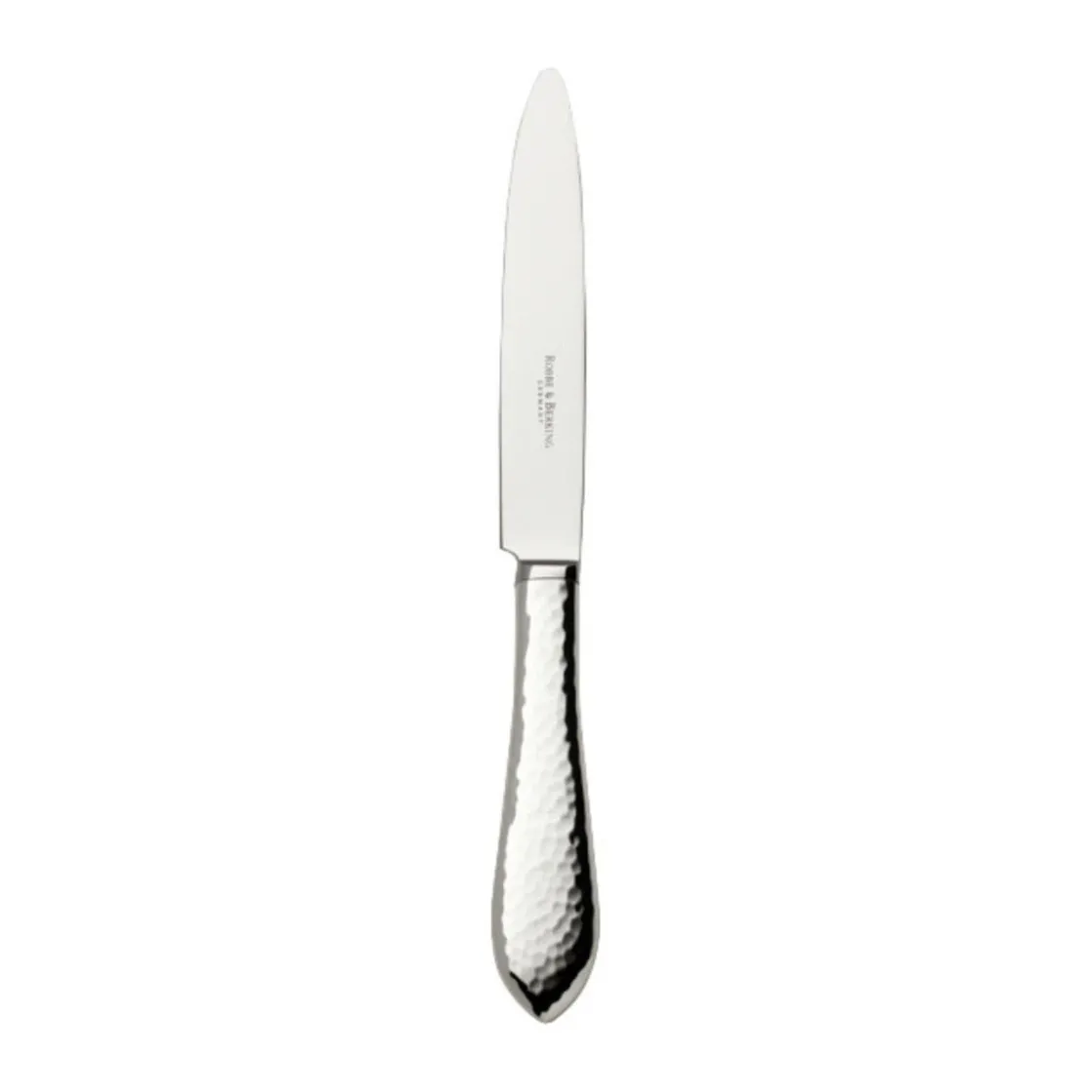 Robbe & Berking Dessertmesser 21 cm Martelé 150 g versilbert