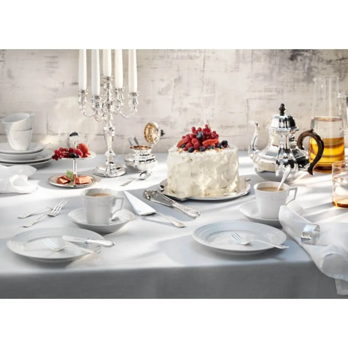 Robbe & Berking Dessertmesser 21 cm Martelé 150 g versilbert