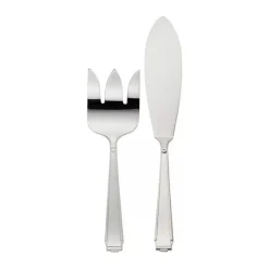 Robbe & Berking Fischvorlegebesteck Art Deco 925 Sterlingsilber