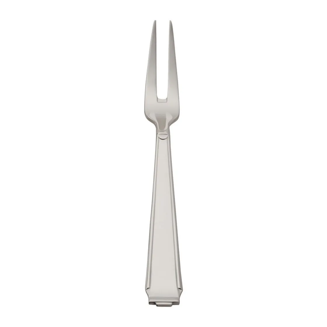 Robbe & Berking Fleischgabel gross Art Deco 925 Sterlingsilber