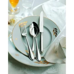 Robbe & Berking Kaffeelöffel gross Navette 150 g versilbert