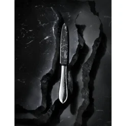 Robbe & Berking Menümesser Marble Cut Martelé 925 Sterlingsilber