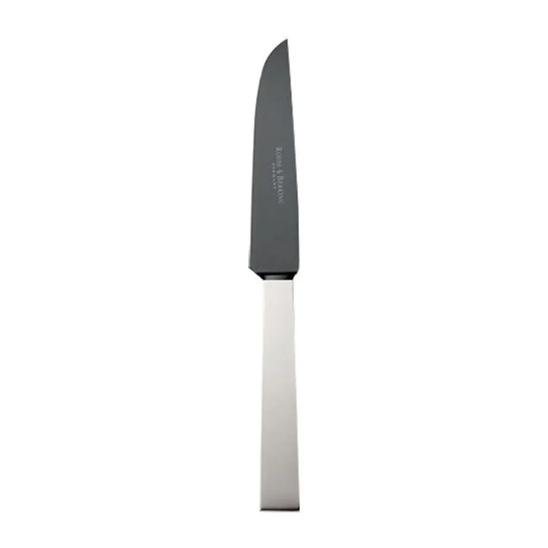 Versilbertes Besteck<Robbe & Berking Steakmesser Frozen Black Riva 150 g versilbert