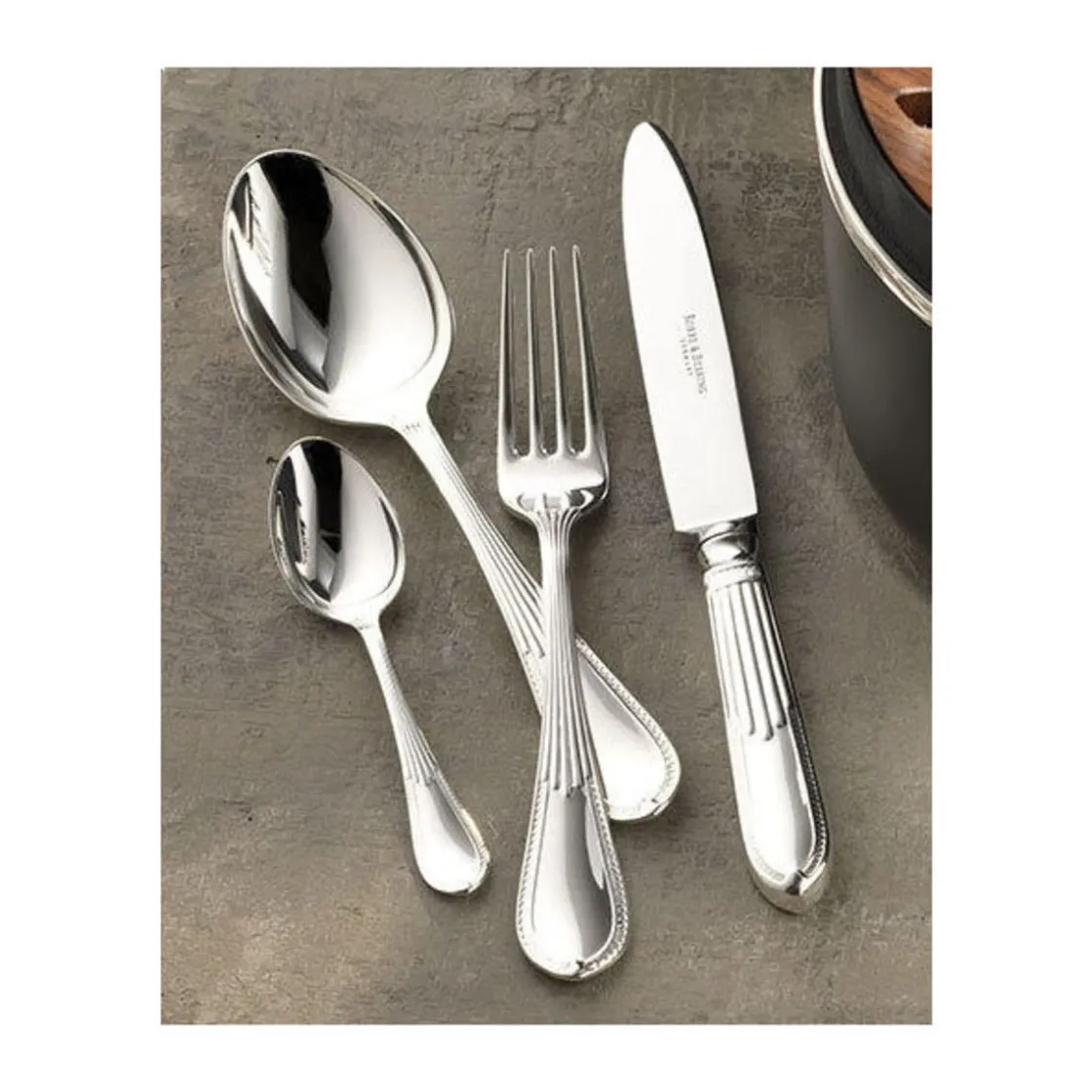 Robbe & Berking The Box - Belvedere 150 g versilbert inkl. 24-tlg Besteckset