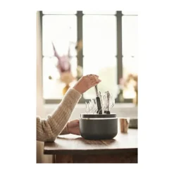 Echtsilber Besteck<Robbe & Berking The Box - Martele 925 Sterlingsilber inkl. 24-tlg Besteckset Frozen Black