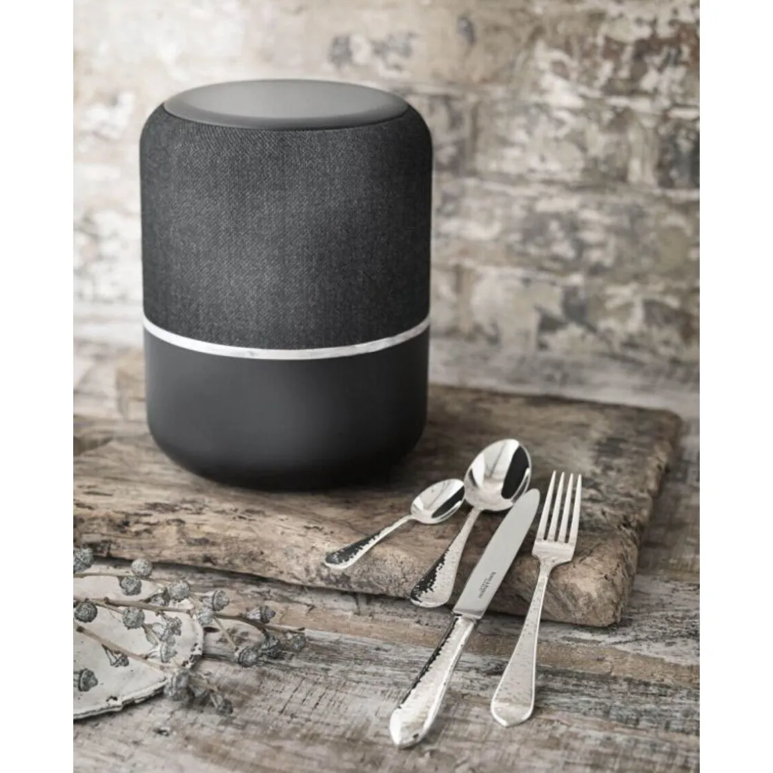 Besteck Set 6 Personen<Robbe & Berking The Box - Martelé 150 g versilbert inkl. 24-tlg Besteckset