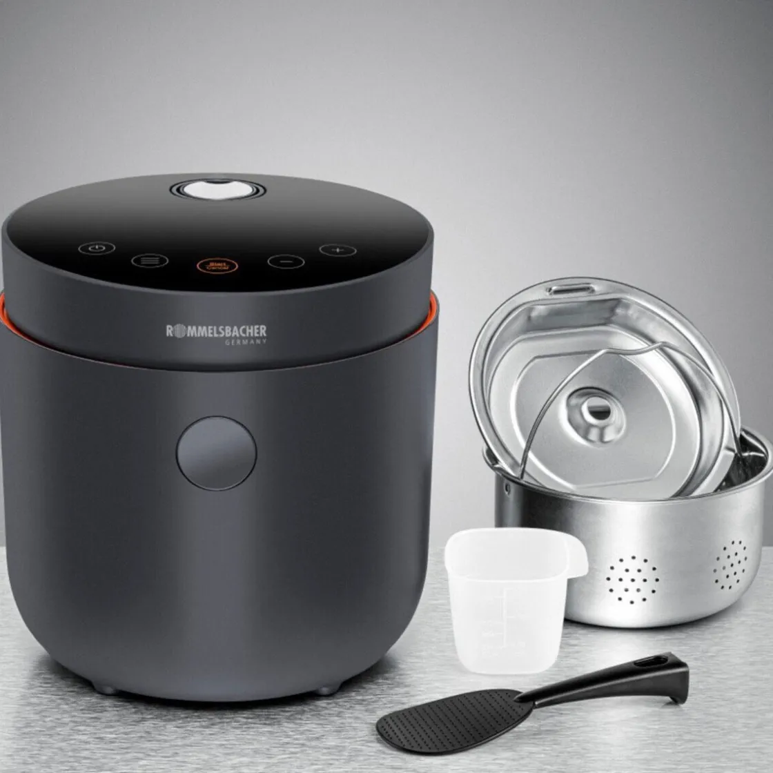 Kochwelt Entdecken|Meal Prep<Rommelsbacher Multireiskocher MRK 500 Risa 500 W graphitgrau