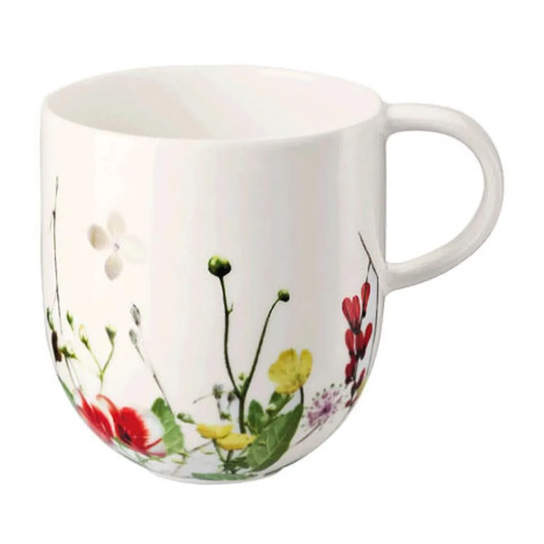 Becher<Rosenthal Becher m. Henkel Brillance Fleurs Sauvages