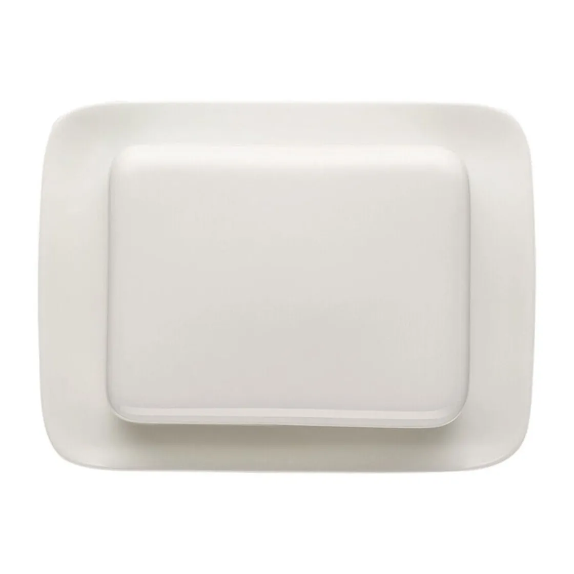 Butterdosen<Rosenthal Butterdose 2-tlg. Jade Bone China Weiß