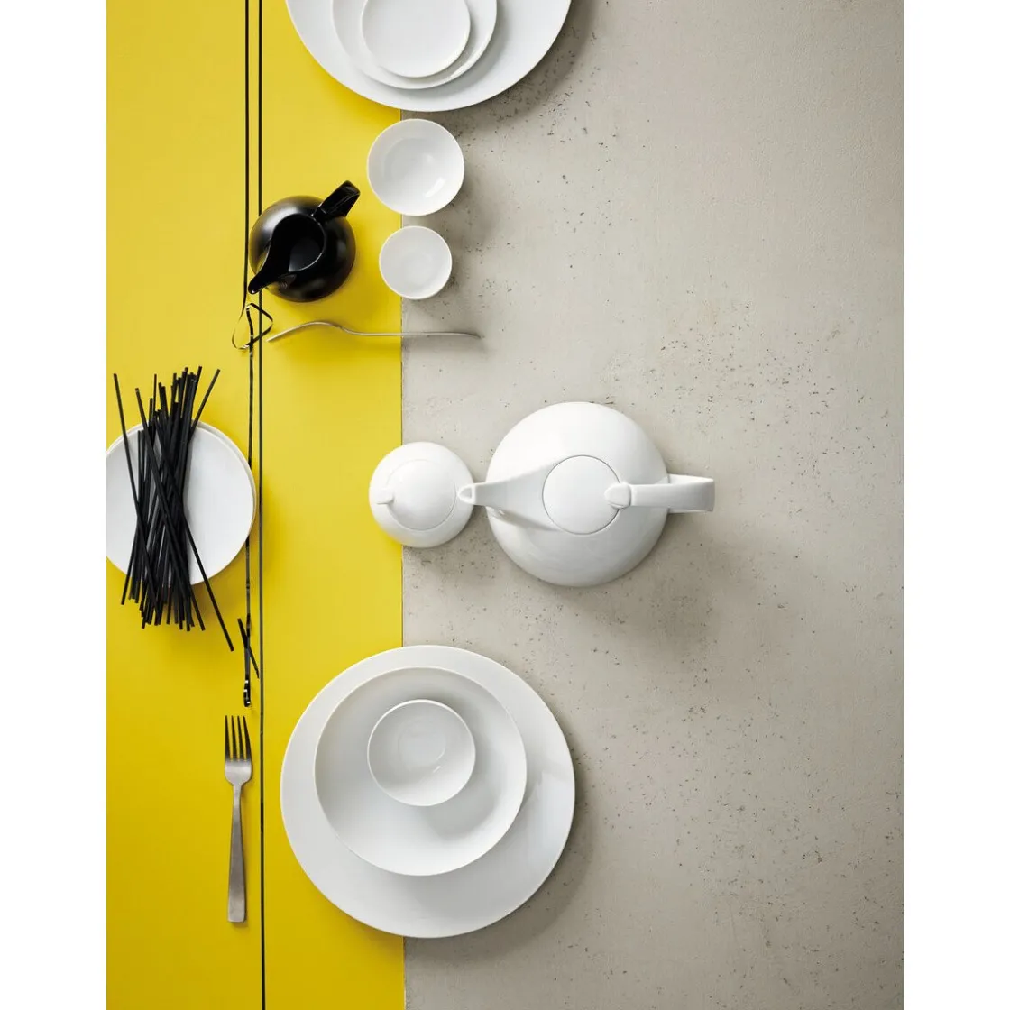 Frühstücksteller<Rosenthal Frühstücksteller 19 cm TAC Gropius Weiß