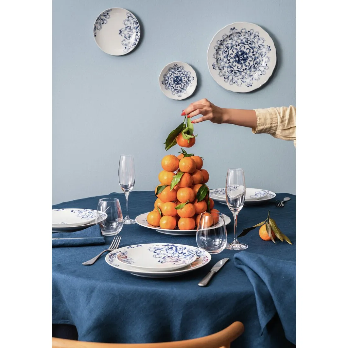 Frühstücksteller<Rosenthal Frühstücksteller 21 cm True Blue