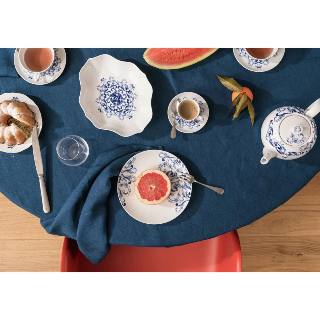 Frühstücksteller<Rosenthal Frühstücksteller 21 cm True Blue