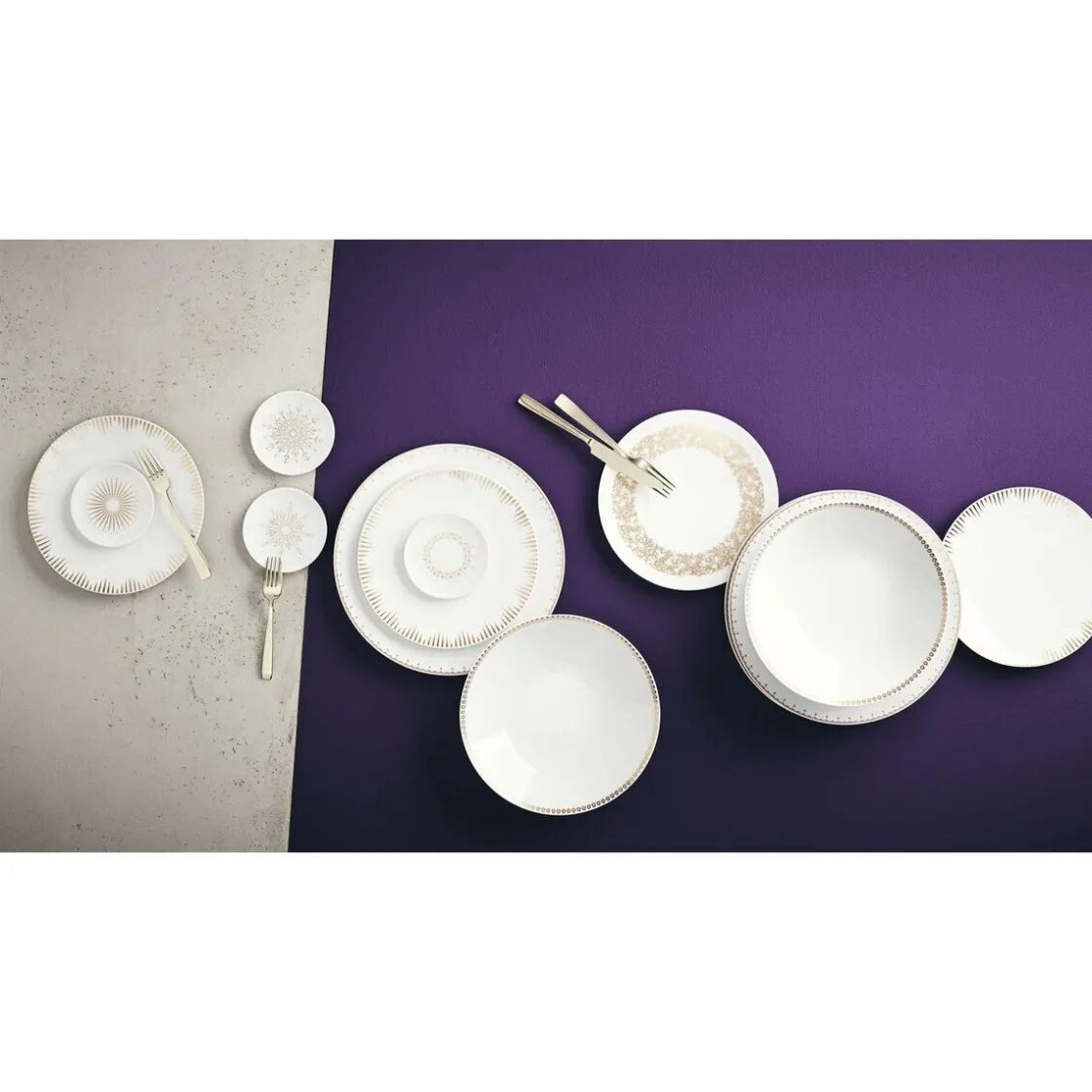 Frühstücksteller|Weihnachtsgeschirr<Rosenthal Frühstücksteller 22 cm TAC Festive Ornaments