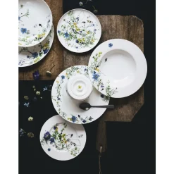 Frühstücksteller<Rosenthal Frühstücksteller 19cm Fahne Brillance Fleurs des Alpes