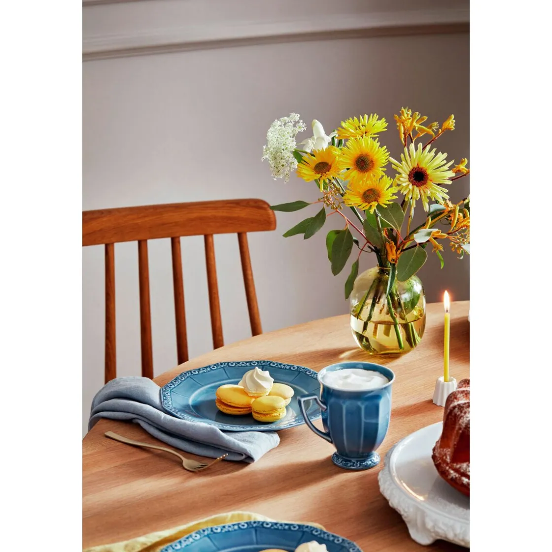 Becher<Rosenthal Henkelbecher 0,3 l Maria Dream Blue