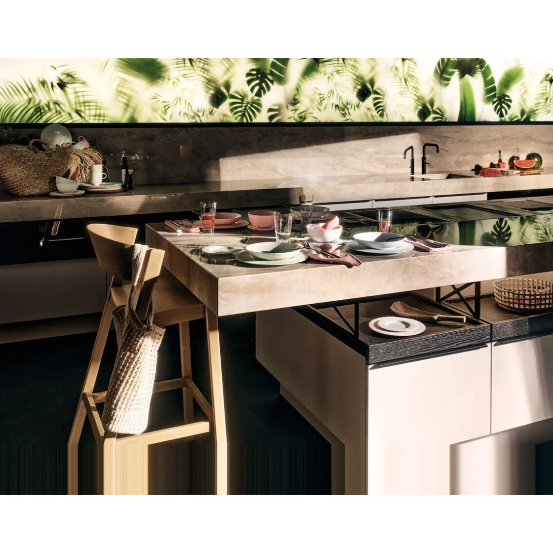 Becher<Rosenthal Henkelbecher 0,34 l Kumi Blue tone