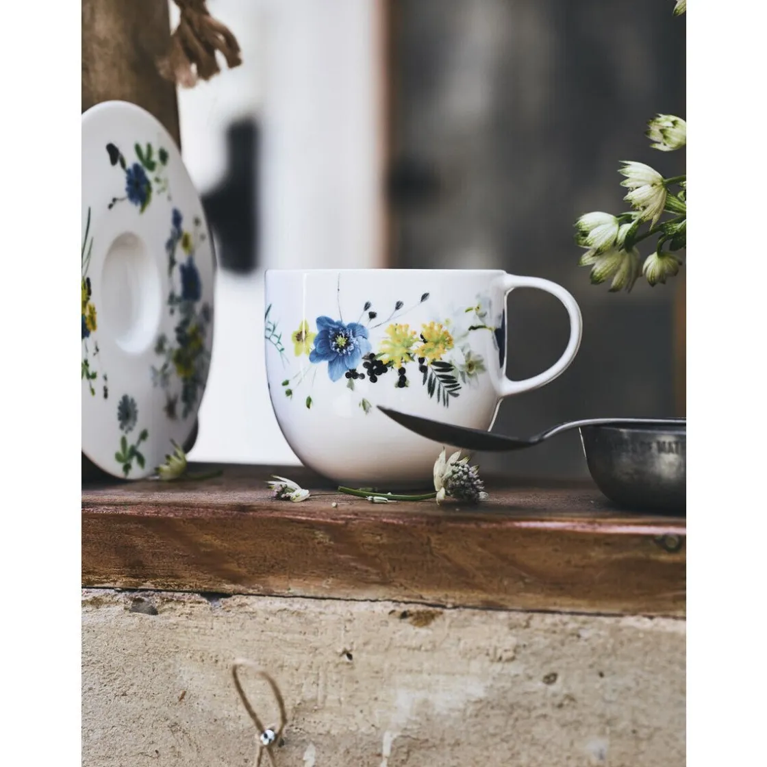 Rosenthal Kaffee-Obertasse Brillance Fleurs des Alpes