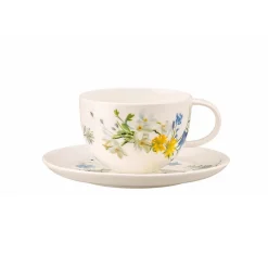 Rosenthal Kaffee/Tee-Untertasse 15 cm Brillance Fleurs des Alpes